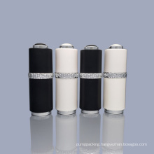 15ml empty plastic white cylinder dropper bottles for essence oil in stock black acrylic bottles for serum